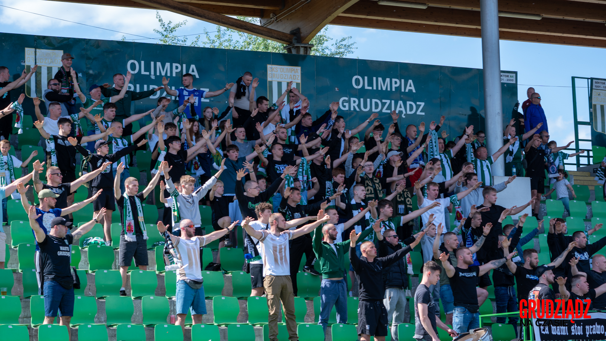 GrudziadzNaCzasie-215 Tak bawiliście się na meczu Olimpii Grudziądz z GKS Jastrzębie