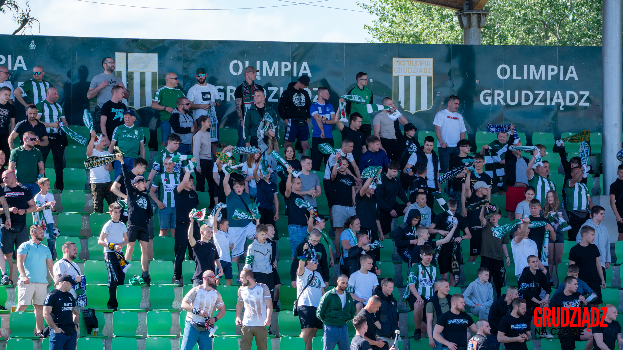 GrudziadzNaCzasie-221 Tak bawiliście się na meczu Olimpii Grudziądz z GKS Jastrzębie