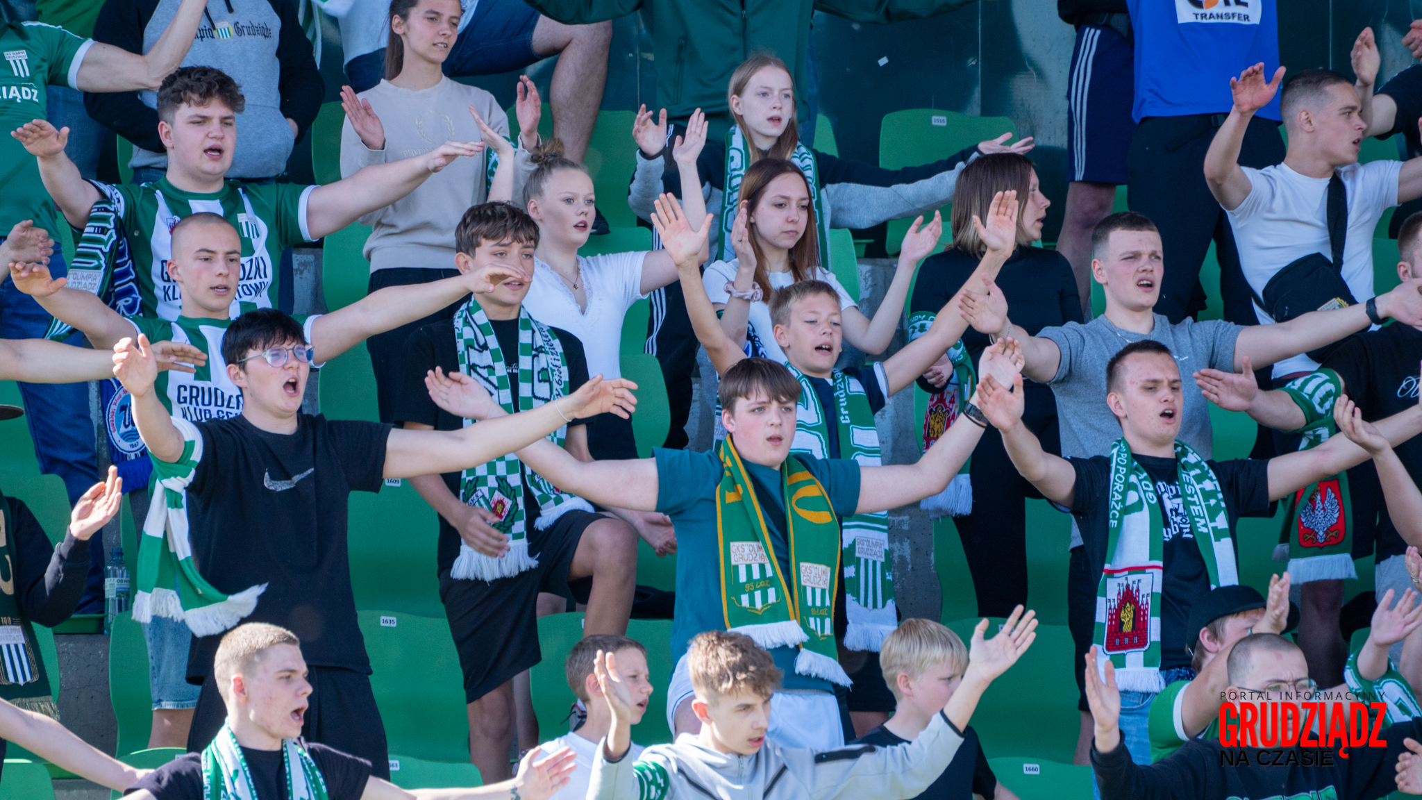 GrudziadzNaCzasie-229 Tak bawiliście się na meczu Olimpii Grudziądz z GKS Jastrzębie