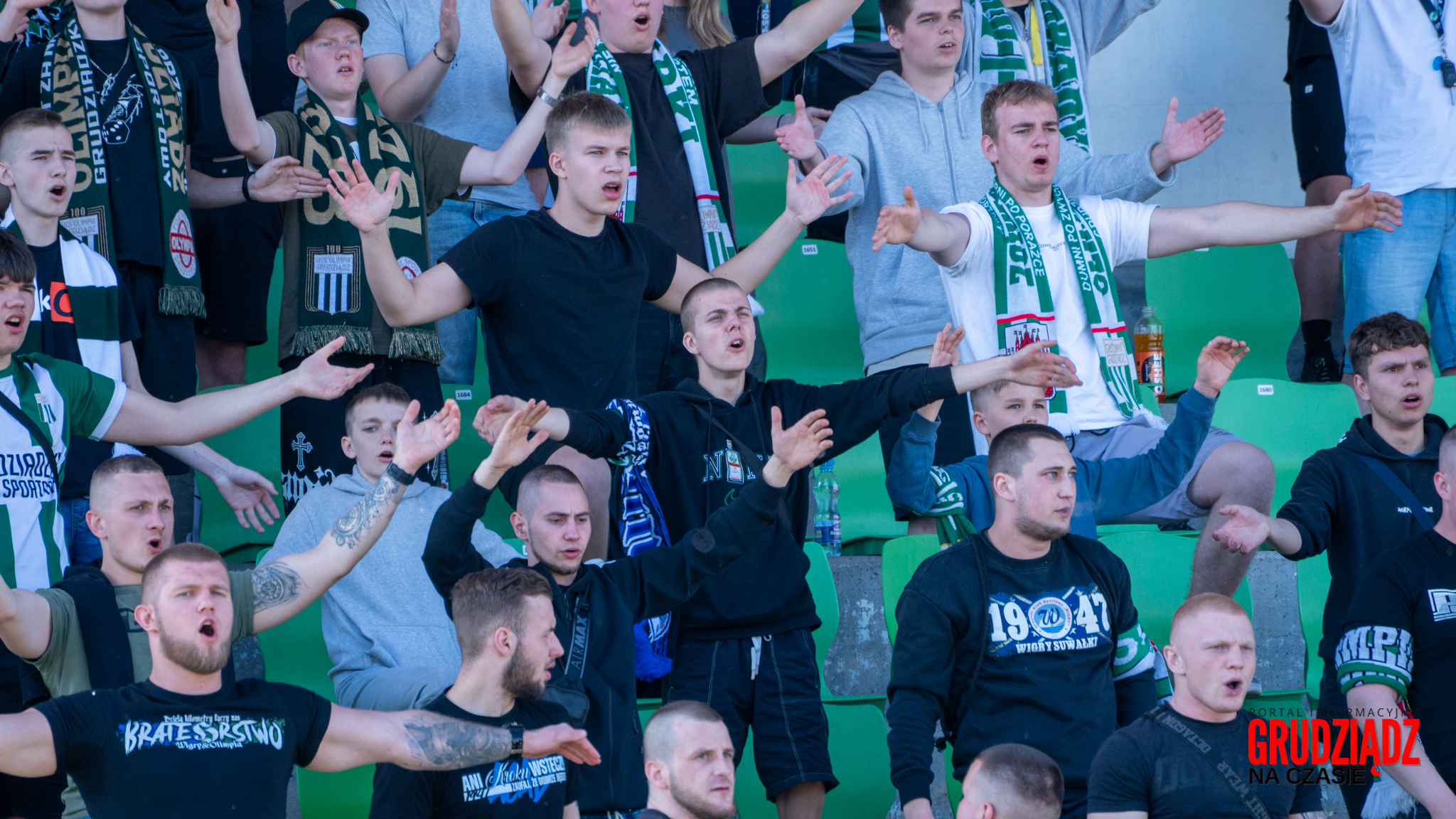 GrudziadzNaCzasie-230 Tak bawiliście się na meczu Olimpii Grudziądz z GKS Jastrzębie
