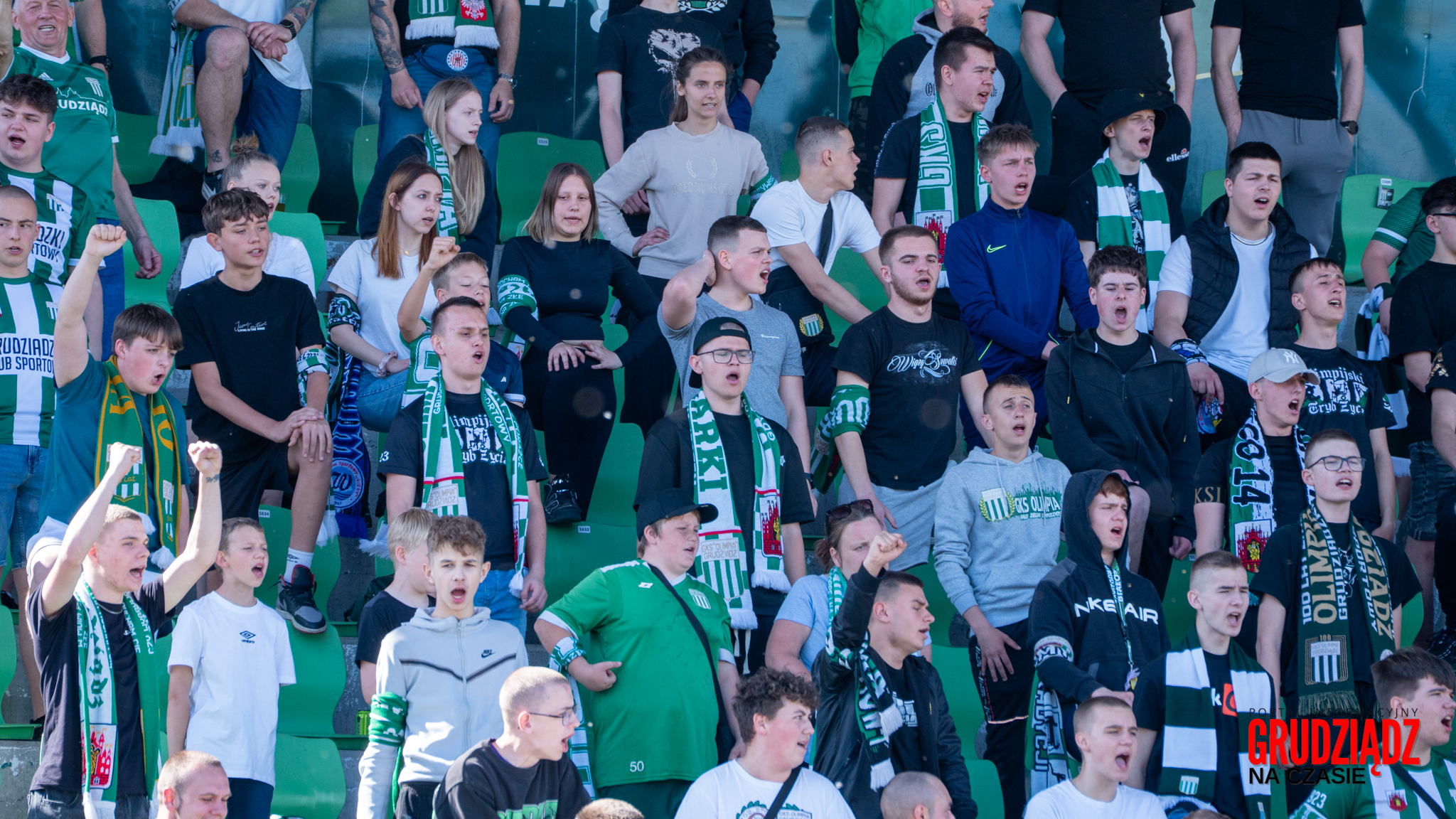 GrudziadzNaCzasie-248 Tak bawiliście się na meczu Olimpii Grudziądz z GKS Jastrzębie