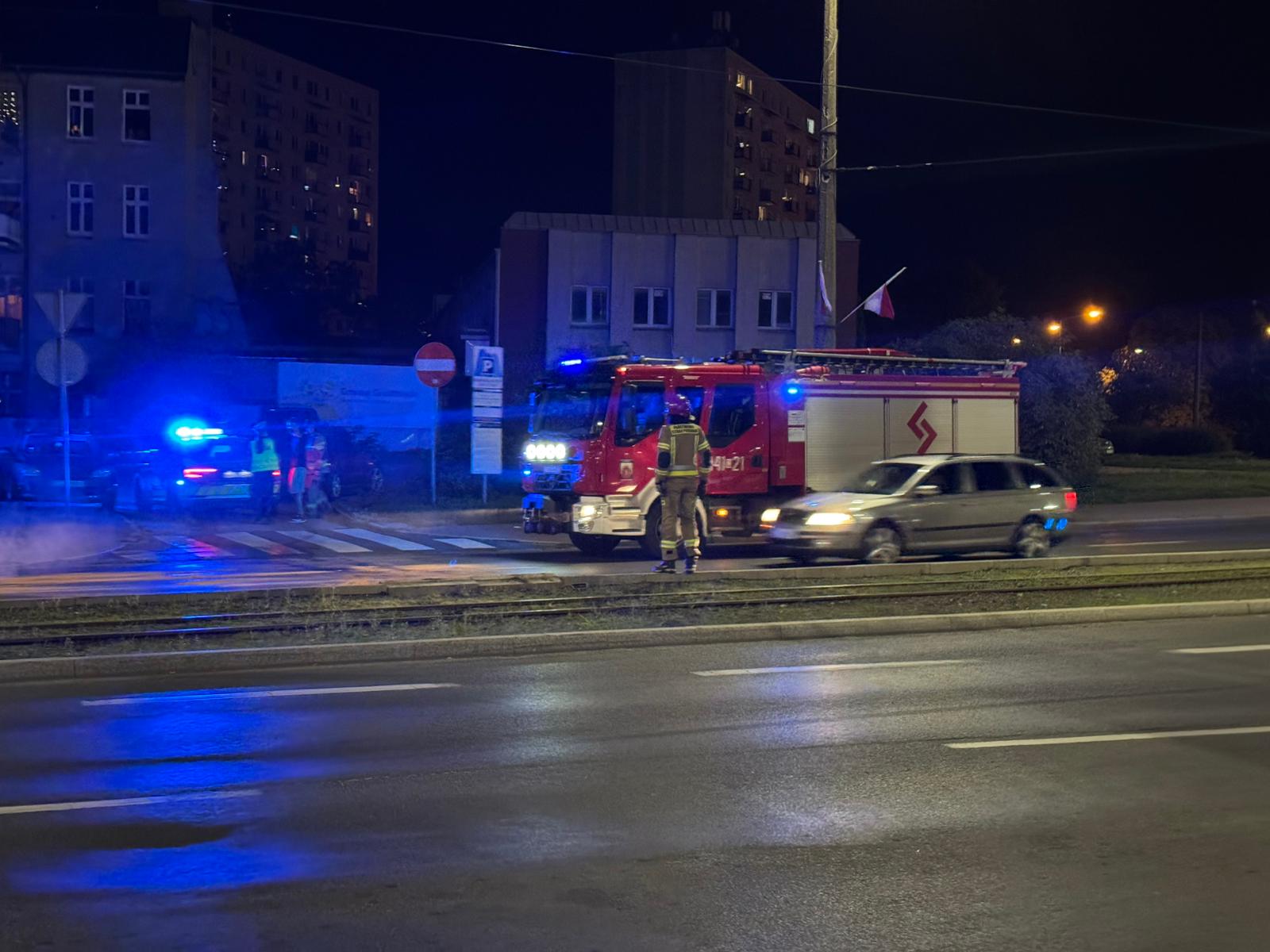 WhatsApp-Image-2025-09-01-at-14.58.22 Incydent z czerwonym mustangiem w Grudziądzu. Interweniowała policja i straż pożarna